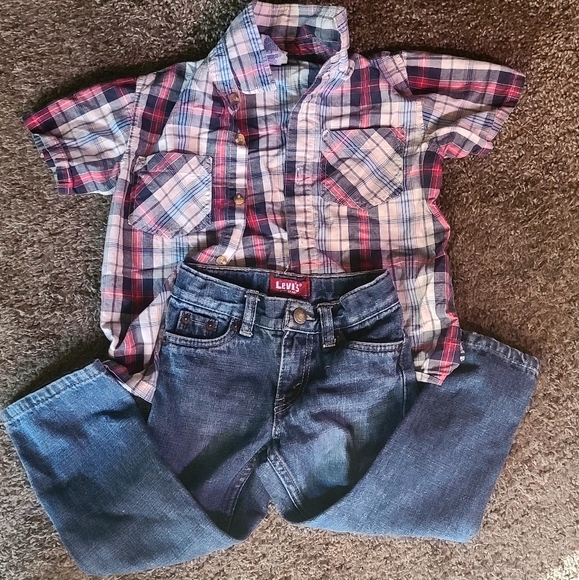 Levi's 3T & Buster Brown 4T boys outfit set - Picture 9 of 10
